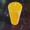Small Peaked Beeswax Pillar Candle