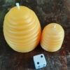 Beeswax Beehive Candles (scale)
